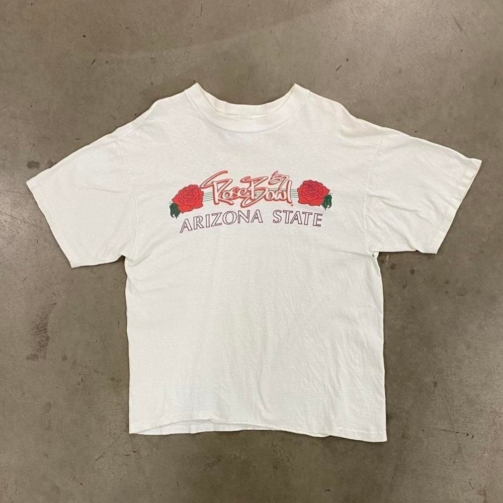 Vintage Arizona State University Sun Devils Rose Bowl 1987 T-Shirt Size L‎